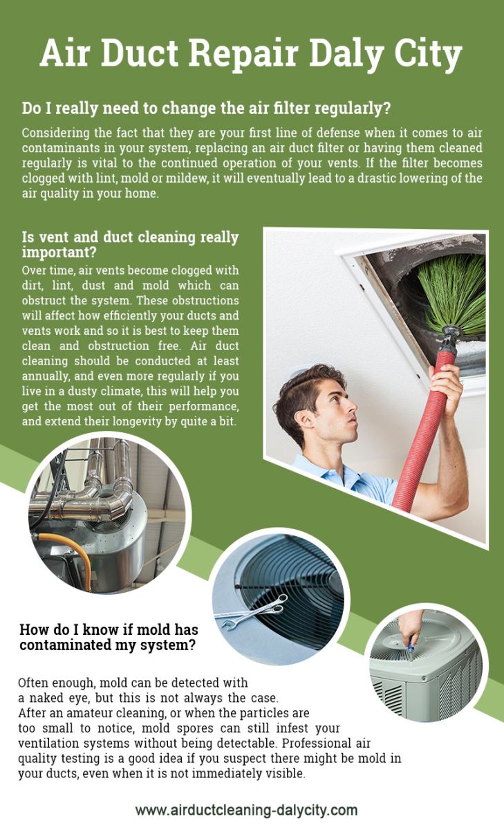 Air Duct Cleaning Daly City Infographic